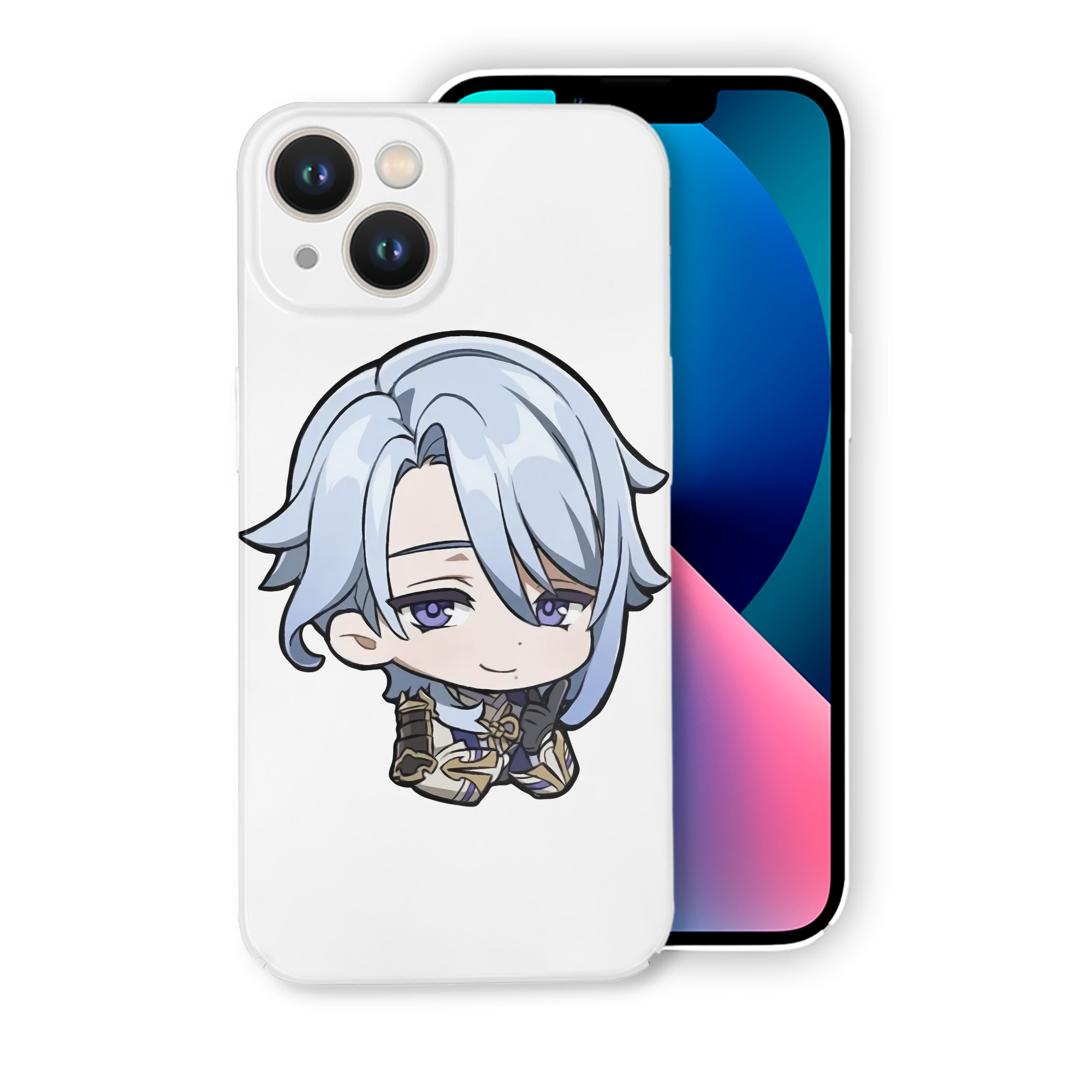 げんし神 神里綾人 かみさとあやと genshin Kamisato Ayato 【iPhone 14シリーズ対応】ハードケース